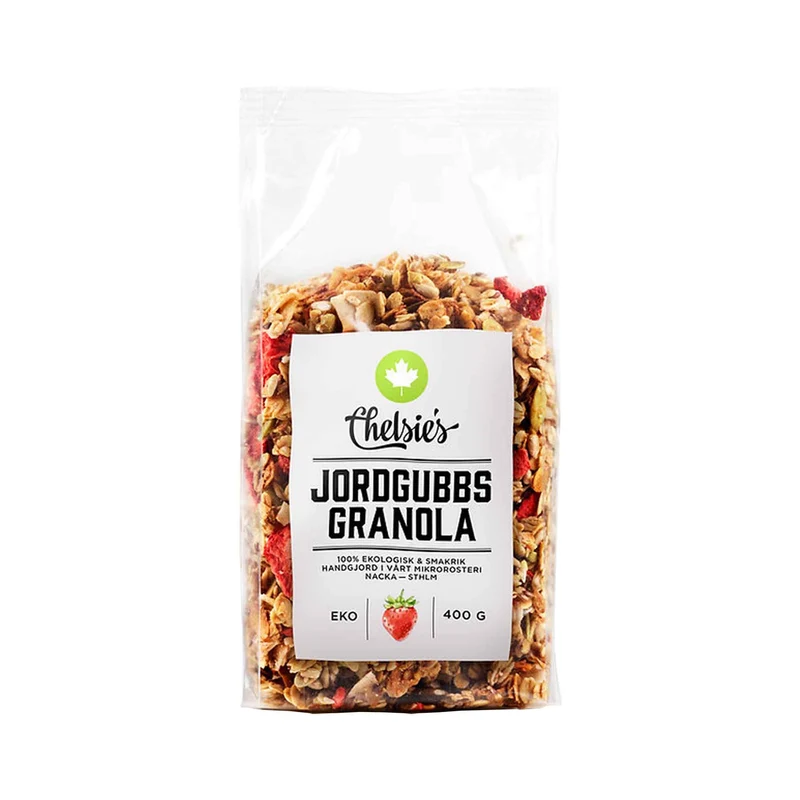 Chelsie's Organic Jordgubbs Granola, 400g