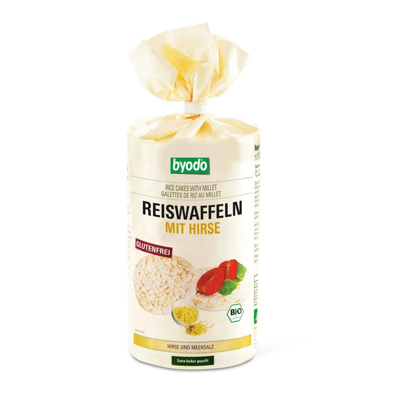 Riskakor med hirs, 100 g Eko