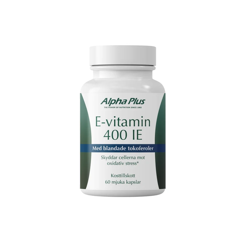 E-vitamin 400 IE, 60 kap