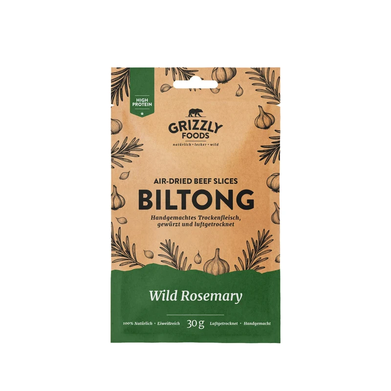 Grizzly Foods Biltong Wild Rosemary