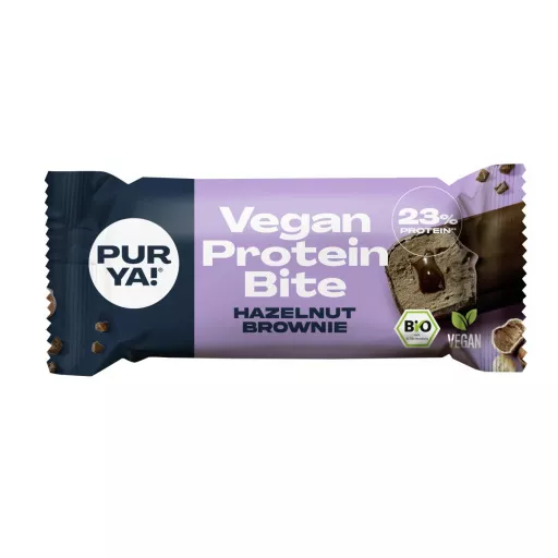 Vegansk Proteinbar Hazelnut & Brownie - 45G - PURYA!