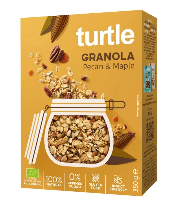 Økologisk Granola Pecan & Maple - 350G - Turtle