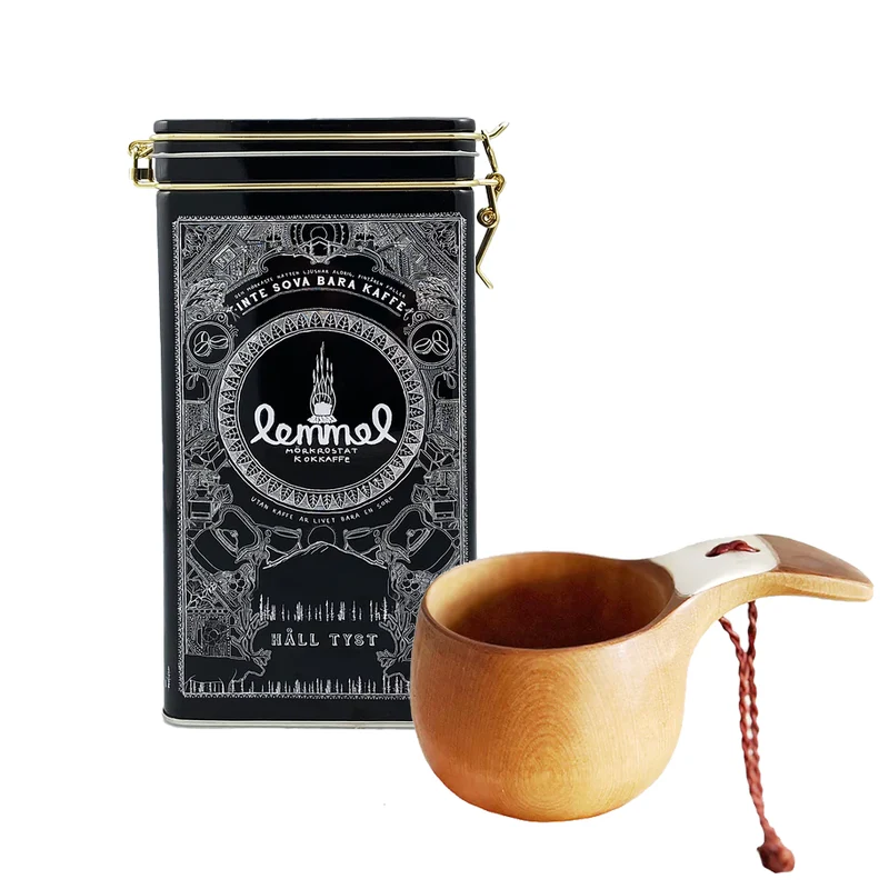 Lemmelkaffe kaffeburk Lavinen och björkvrilskåsa