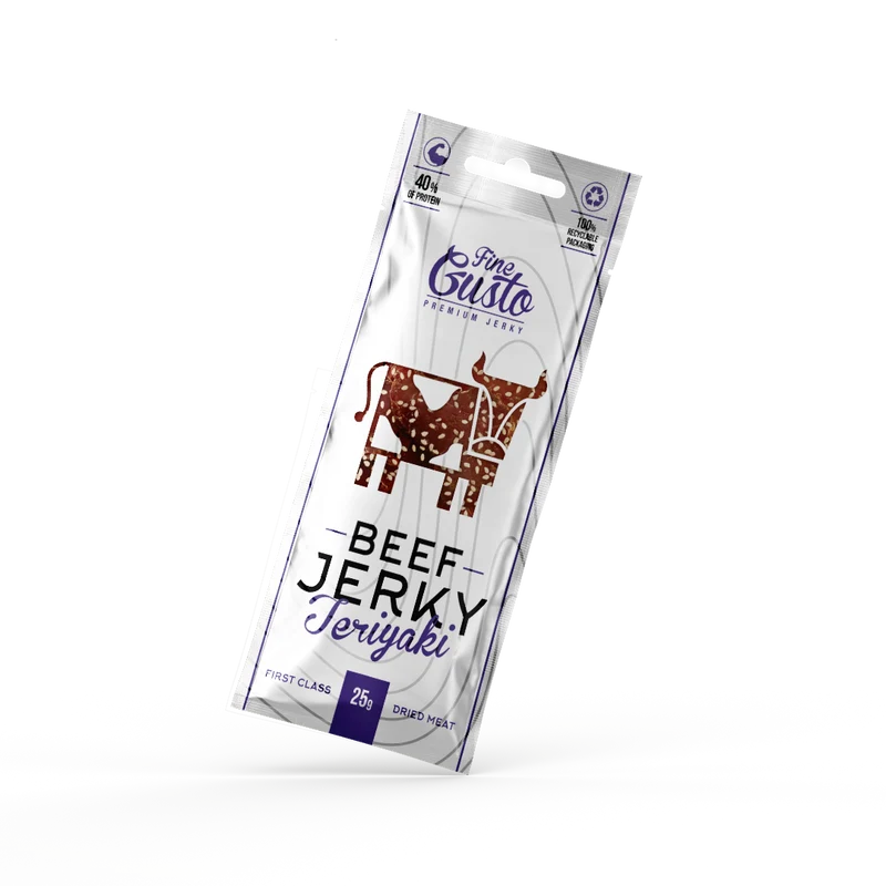 Fine Gusto Beef Jerky Teriyaki