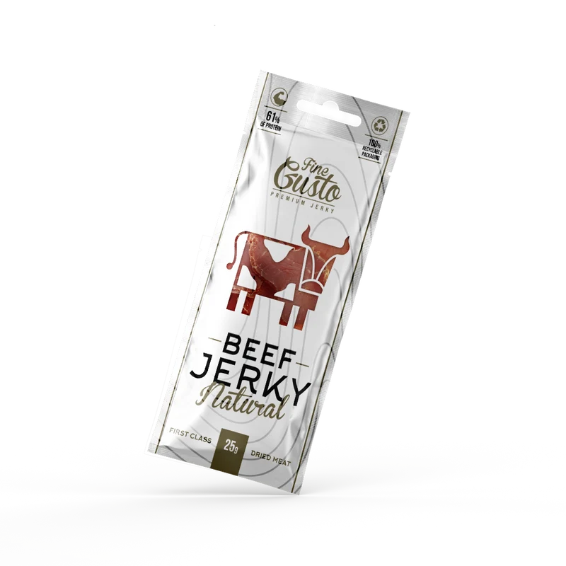 Fine Gusto Beef Jerky Natural