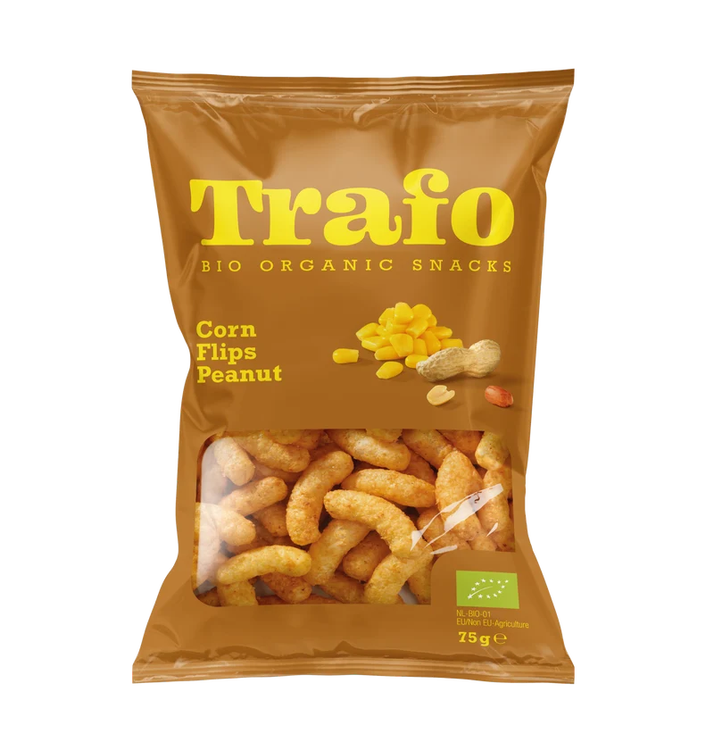 Majs-jordnötsbågar, 75 g