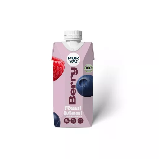 Vegansk Real Meal Proteindrik Berry - 500ML - PURYA!