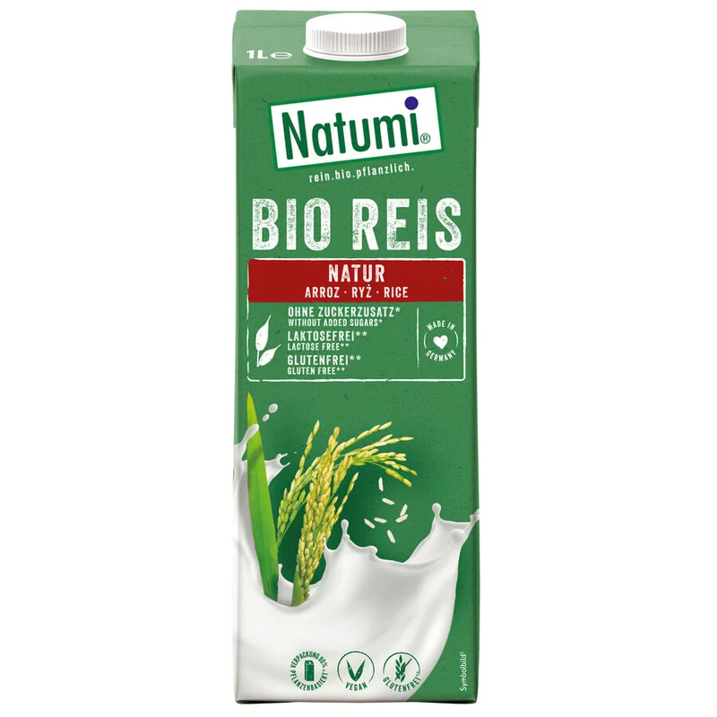 Økologisk Risdrik - Uden tilsat sukker - 1L - Natumi