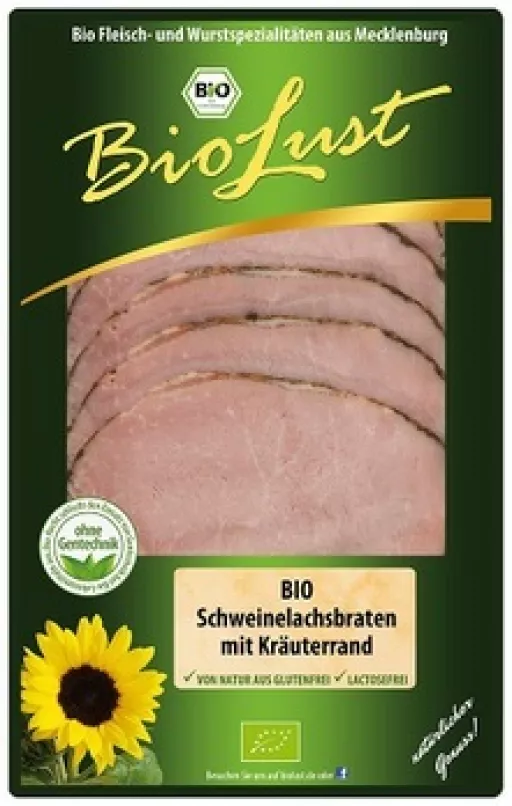 Økologisk Svinefilet med Urter Pålæg - 80G - BioLust