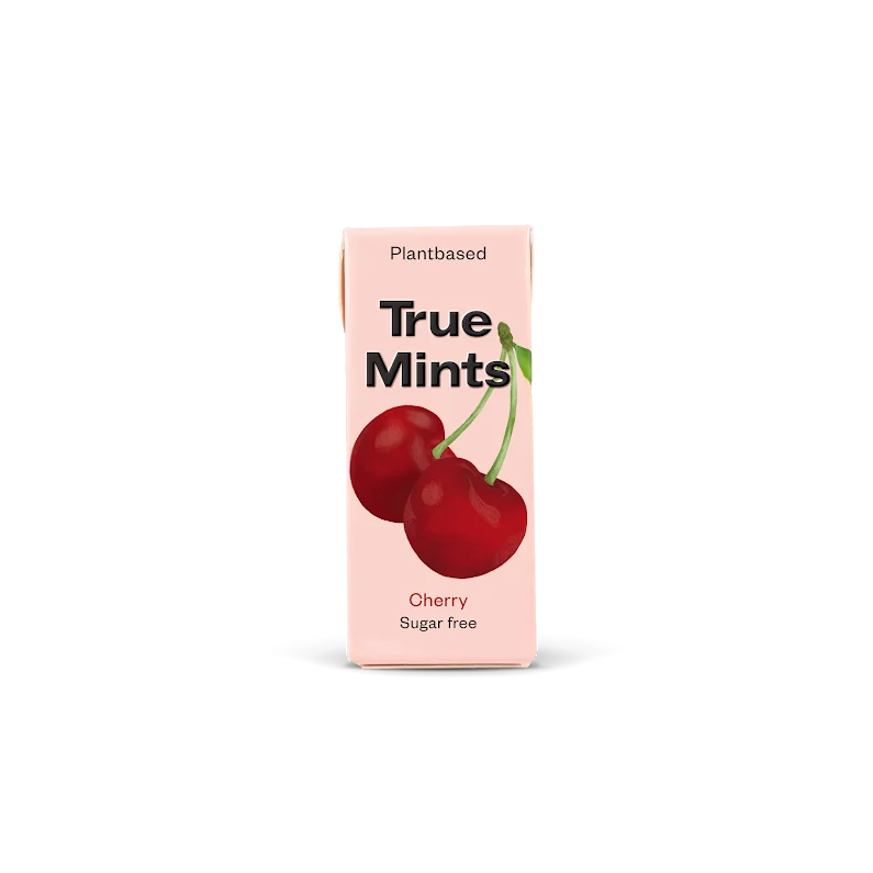 True Mints xylitolpastiller, körsbär, 13 g