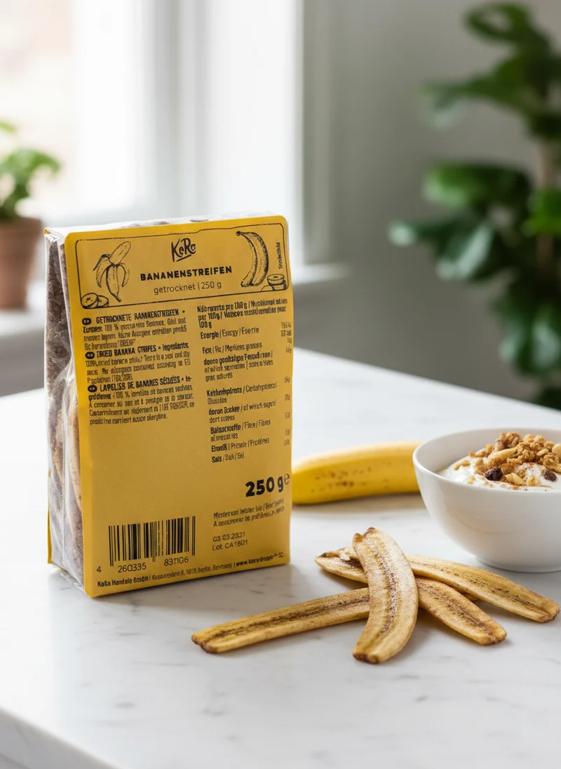 KoRo Banana Stripes 250g
