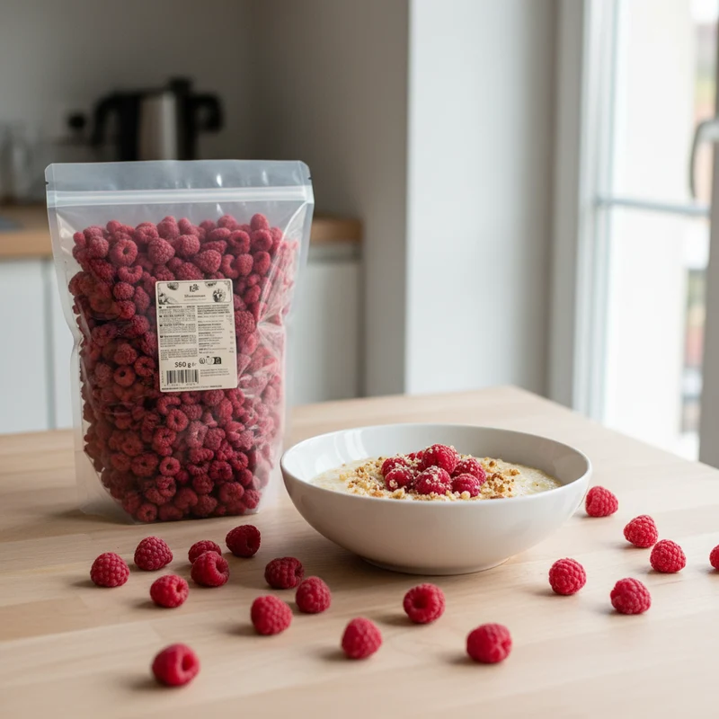 KoRo Freeze-Dried Raspberries 350g