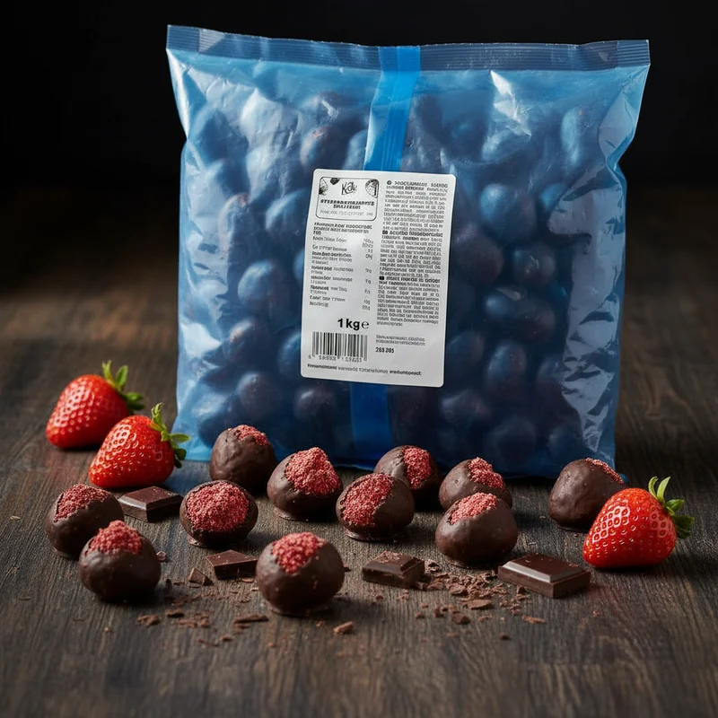 KoRo Freeze-Dried Strawberries in Dark Chocolate 1kg