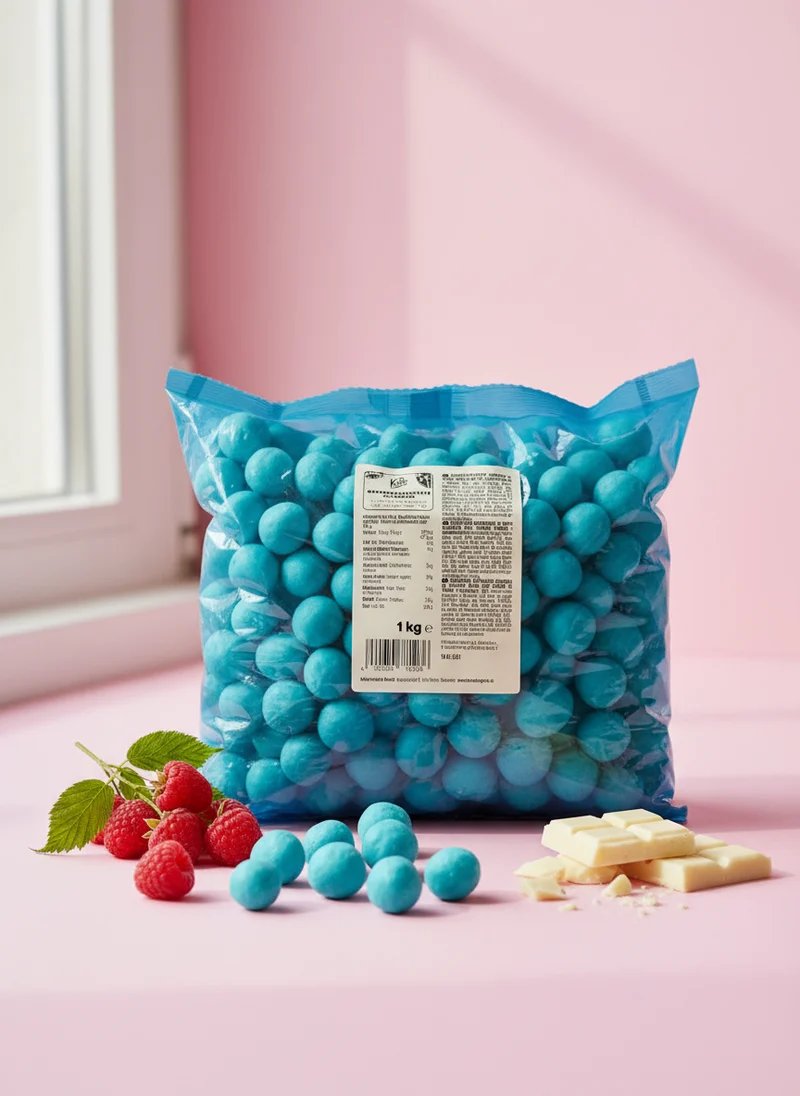 KoRo Freeze-Dried Raspberries in White Chocolate 1kg