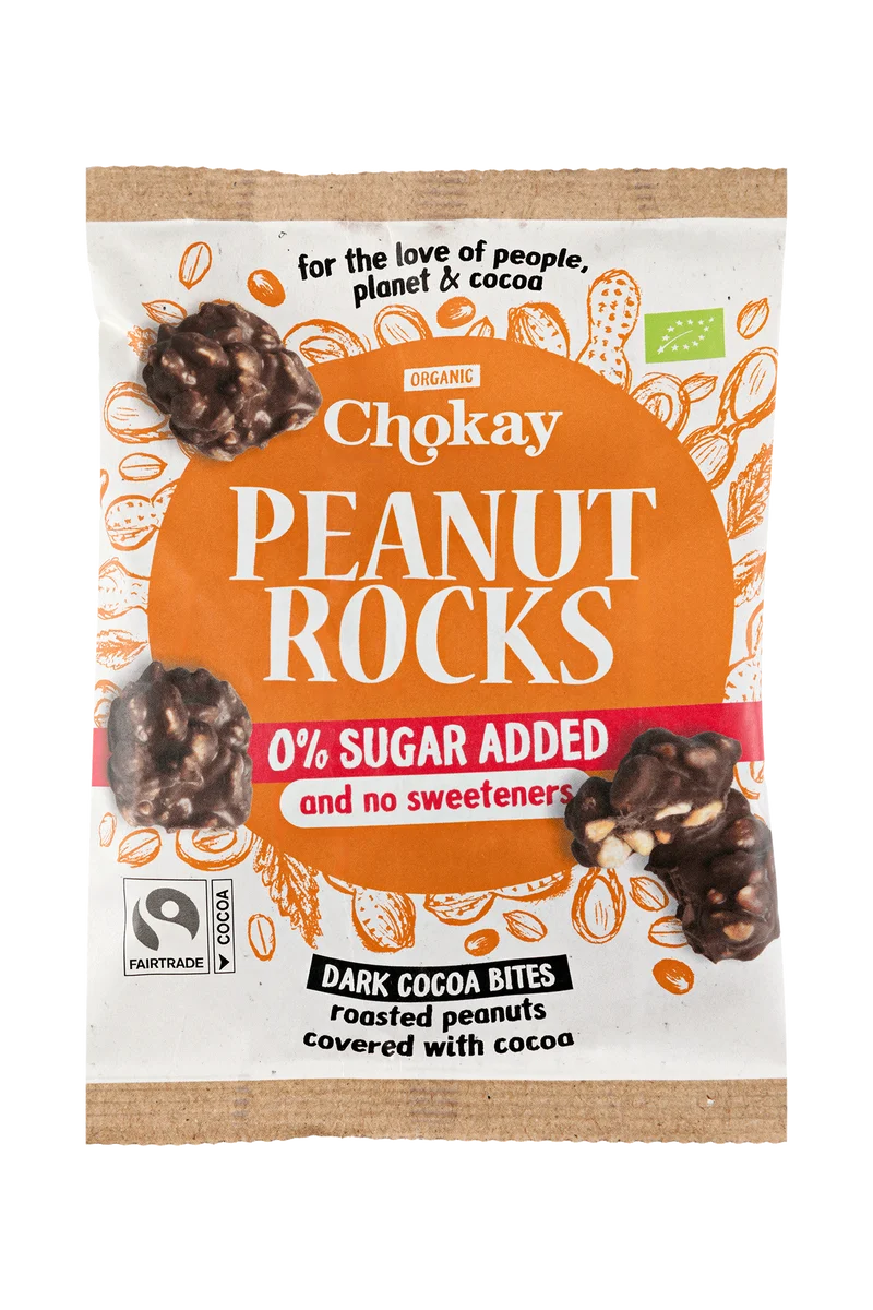 Chokay BIO Bite Dark Peanut Rocks