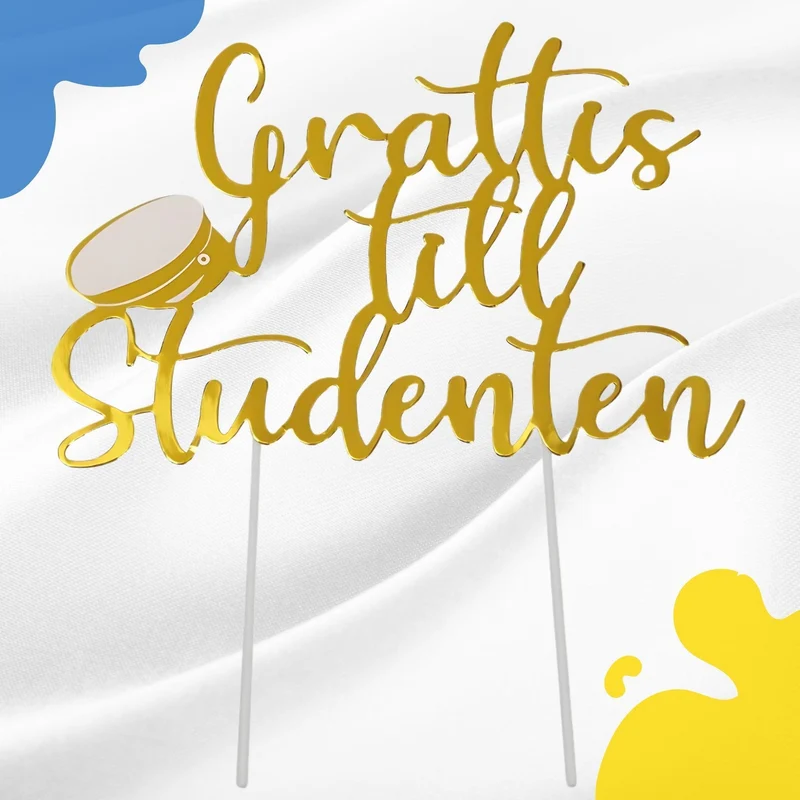 Gyllene Stjärnstudent Dekoration