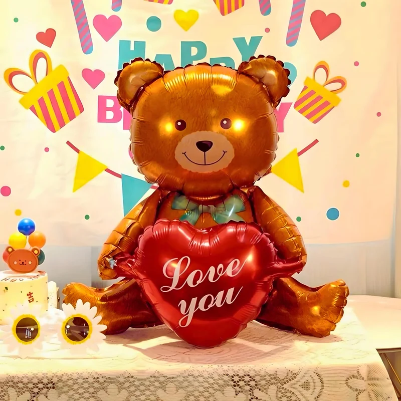 LoveBear Heart Ballong