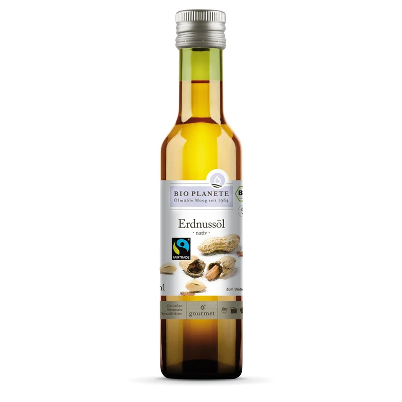 Økologisk Jomfru Jordnøddeolie - 250ML - BioPlanète