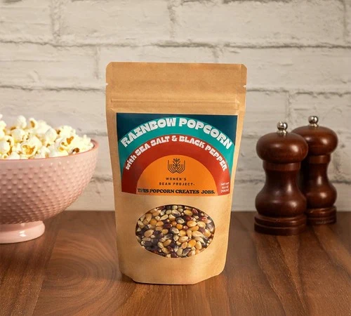 Rainbow Popcorn w/ Salt & Pepper