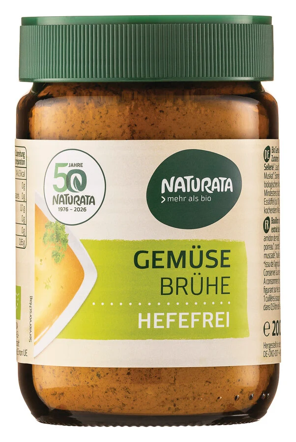 Økologisk Gærfri Grøntsagsbouillon - 200G - Naturata