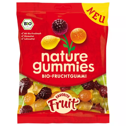 Økologiske Favorit Gummies - 120G - Nature Gummies
