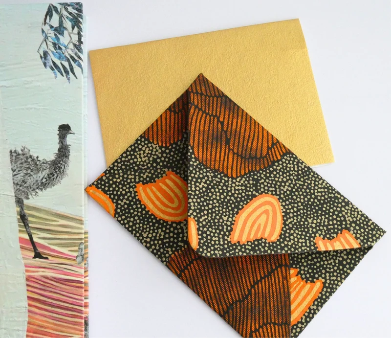 Envelope & Card - Damien & Yilpi Marks - Sandhills