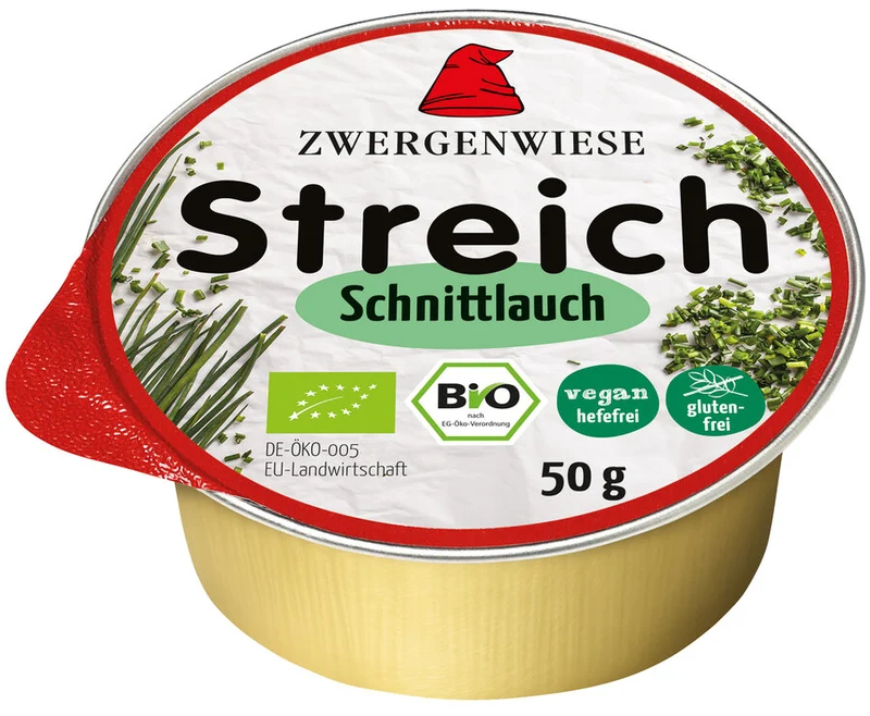 Økologisk Vegansk Smørrepålæg Mini - Purløg - 50G - Zwergenwiese Streich
