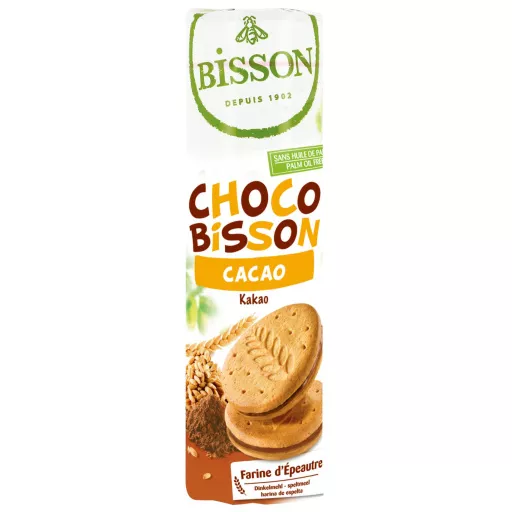 Økologiske Choco Bisson Spelt Chokoladekiks - 300G - Bisson