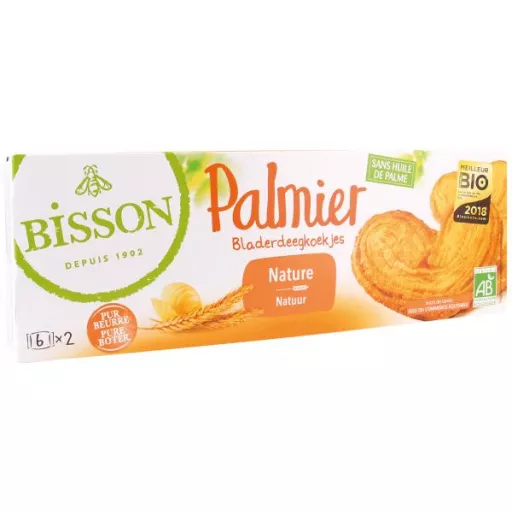 Økologiske Palmiers Franske Sommerfuglekager - 100G - Bisson