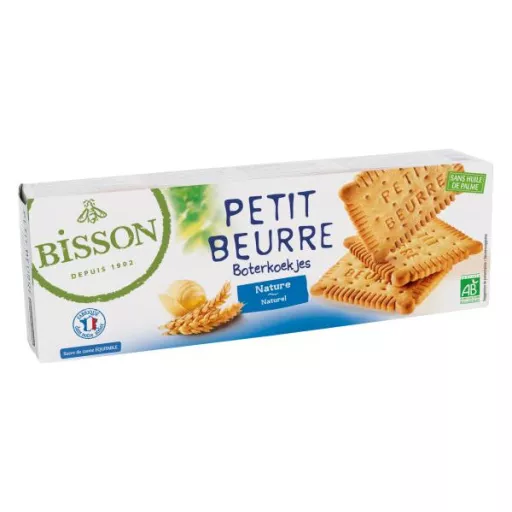 Økologiske Petit Beurre Franske Smørkiks - 150G - Bisson