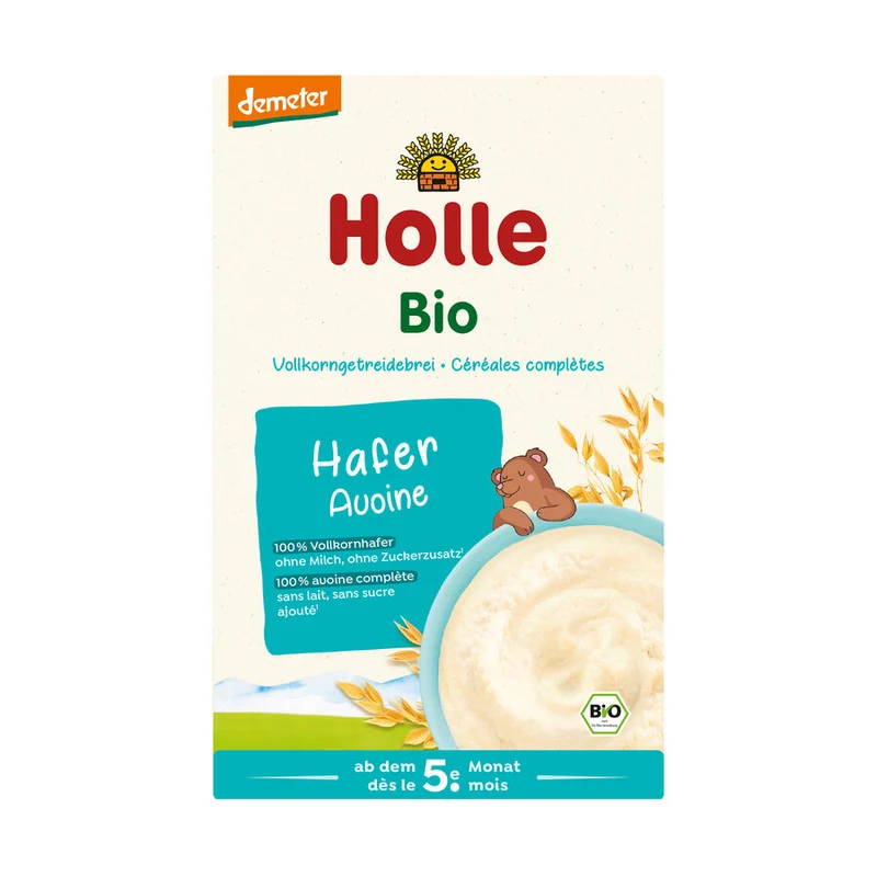 Økologisk Havregrød - Fra 5 Måneder - 250G - Holle