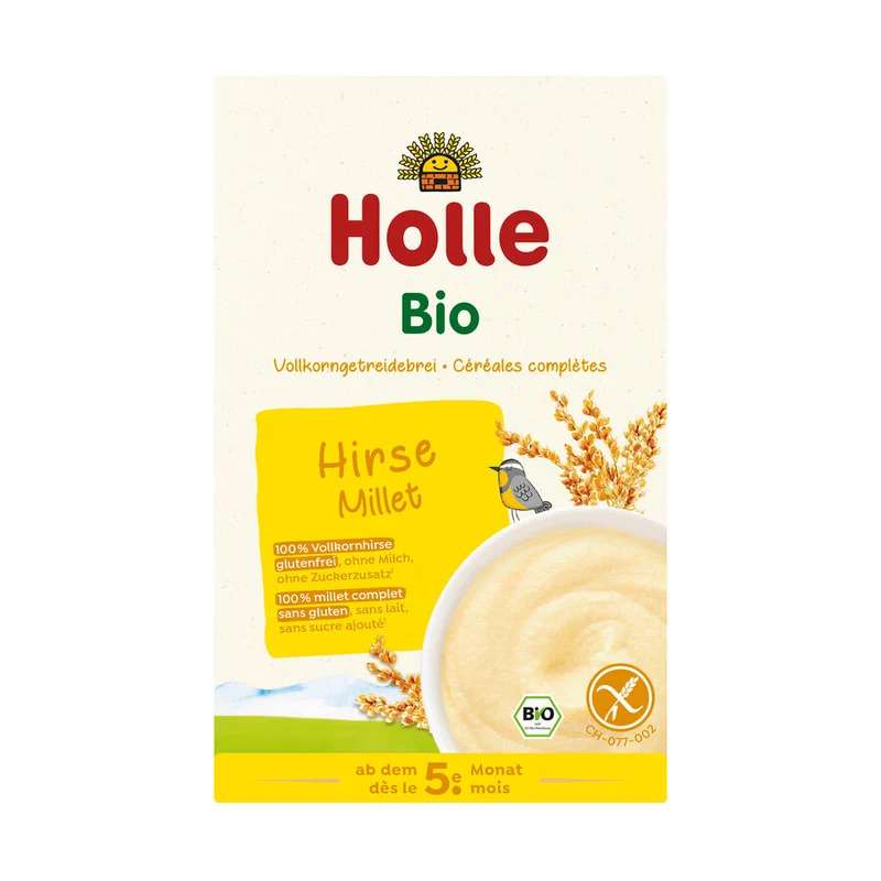 Økologisk Hirsegrød - Fra 5 Måneder - 250G - Holle