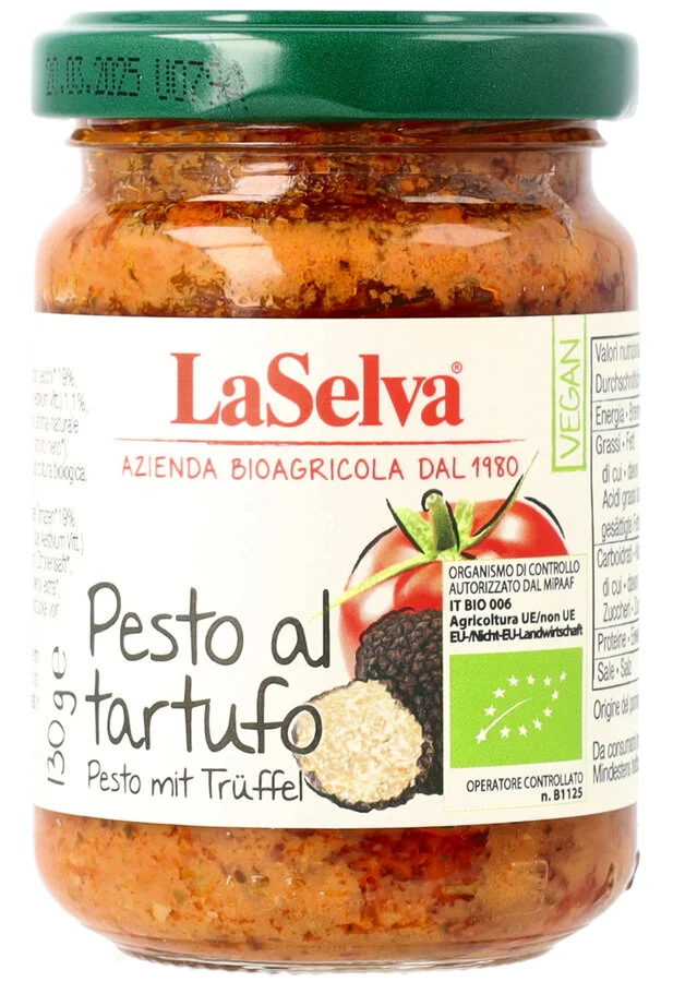 Økologisk Pesto Trøffel Pesto al tartufo - 130G - La Selva