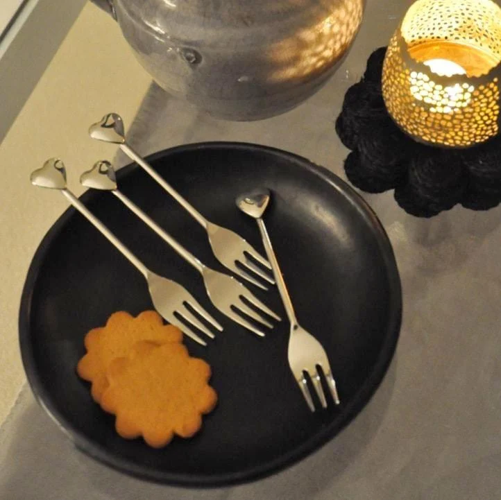 Sweetheart Dessert Forks - Set of 4