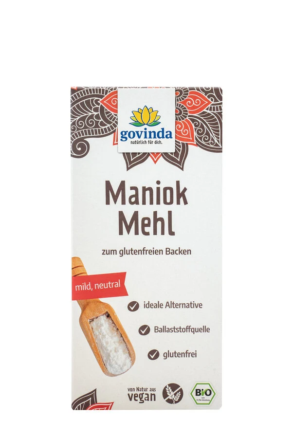 Økologisk Kassavamel - 450G - Govinda