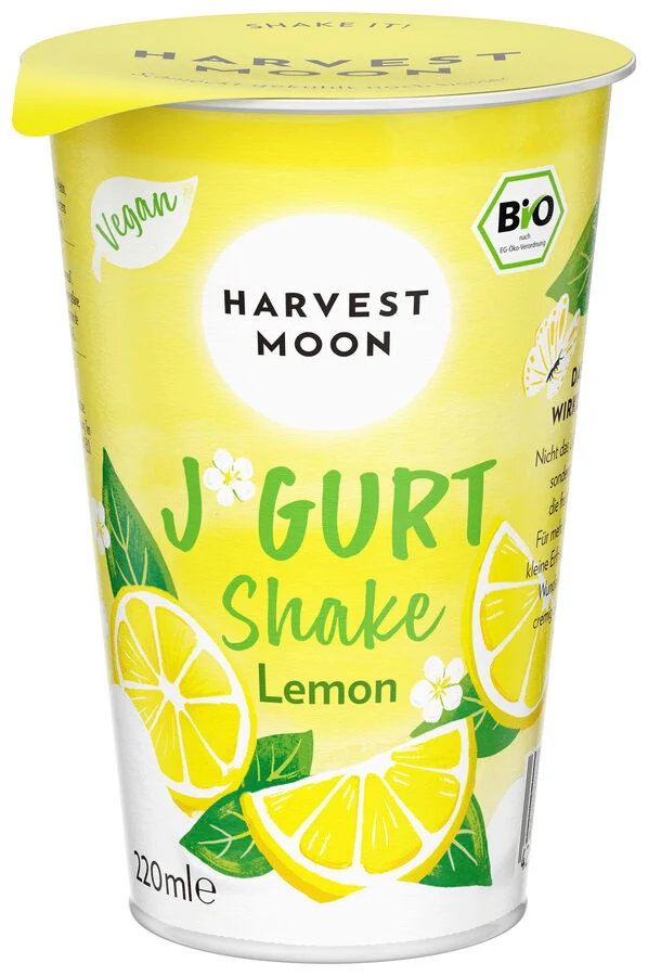 Økologisk J'gurt Shake Lemon - 220G - Harvest Moon