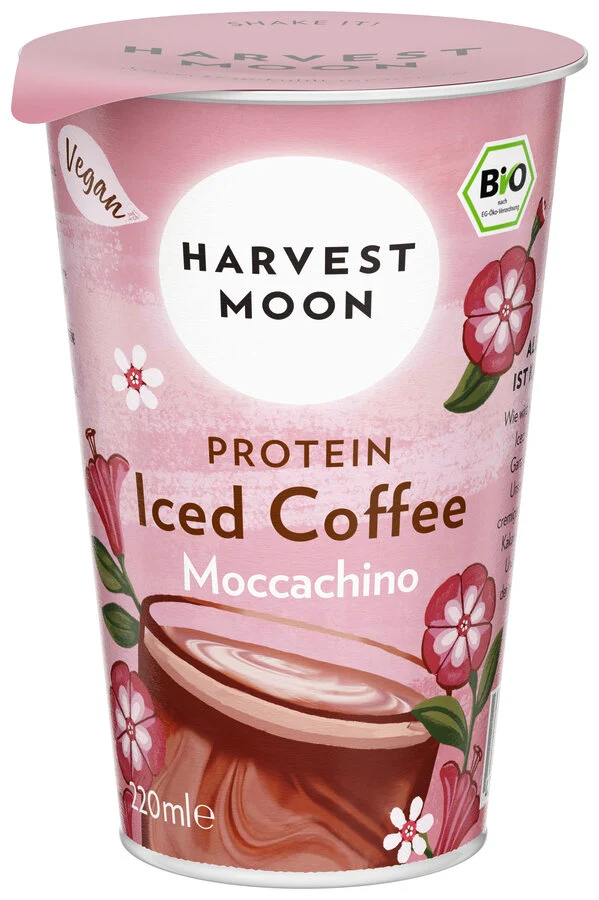 Økologisk Protein Iced Coffee Moccachino - 220G - Harvest Moon