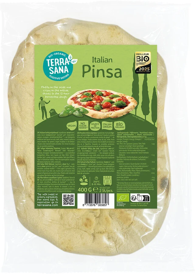 Økologiske Italienske Pinsa Brød - 400G - Terrasana