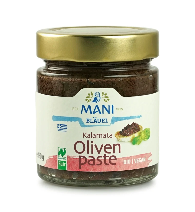 Økologisk Oliventapenade Kalamata - 180G - Mani