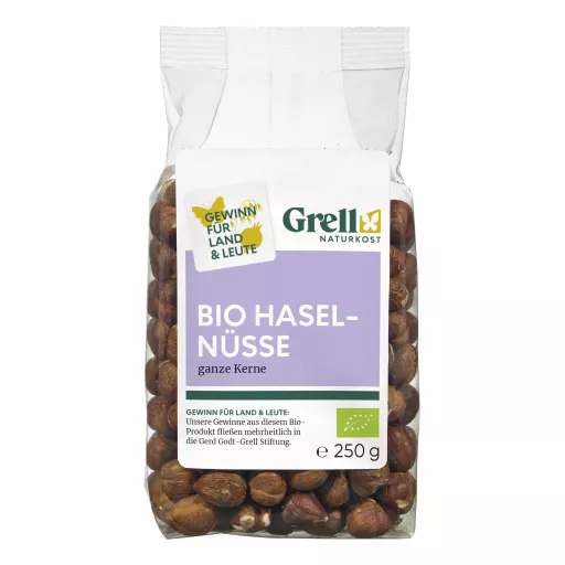Økologiske Hasselnødder - 250G - Grell Naturkost
