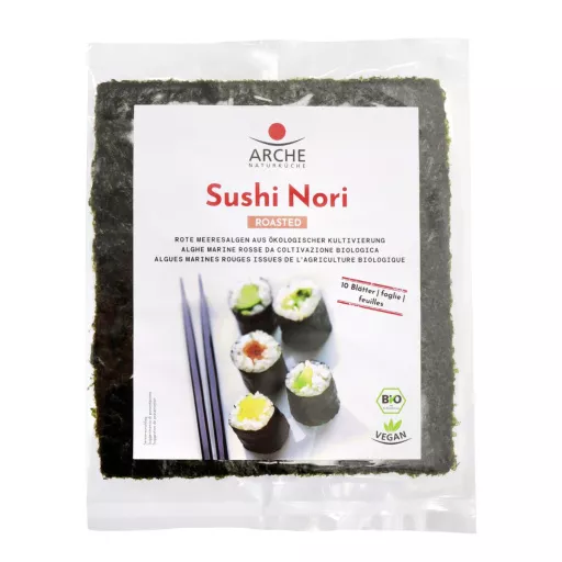 Økologiske Ristede Nori Tangplader - 25G - Arche