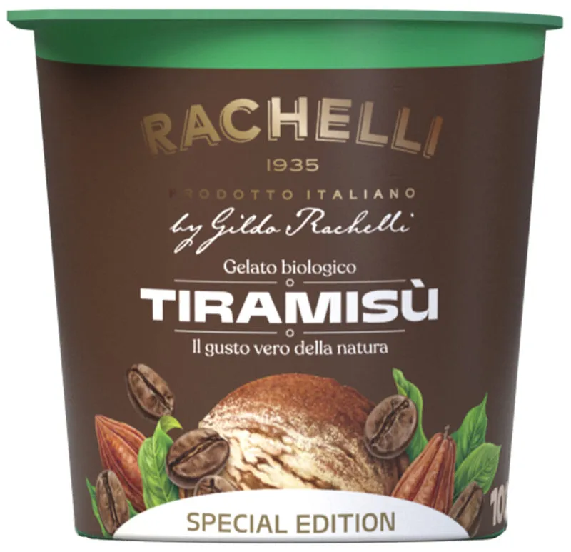 Økologisk Tiramisu Gelato - 125ML - Rachelli