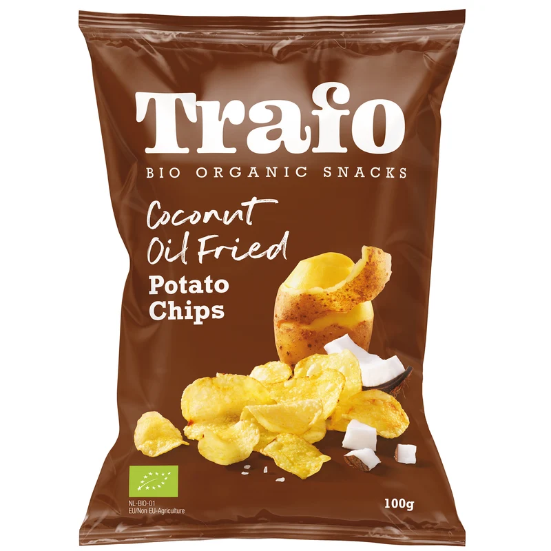 Potatischips, kokosolja, 100 g