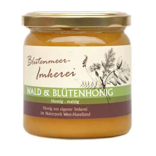 Økologisk Skov- & Blomsterhonning - 500G - Blütenmeer Imkerei