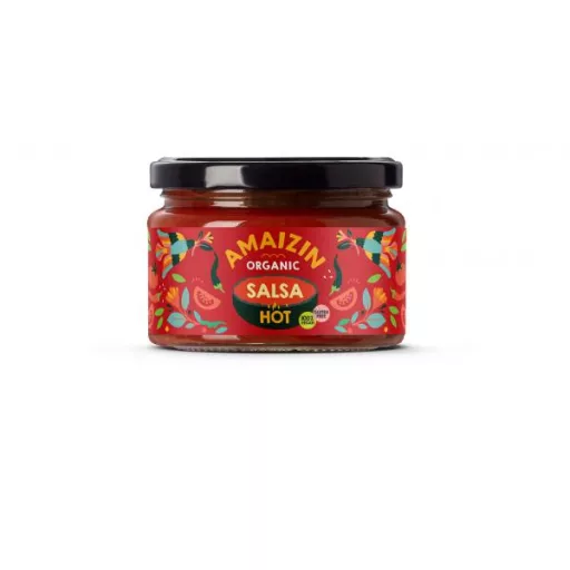 Økologisk Hot Salsa - 260G - Amaizin