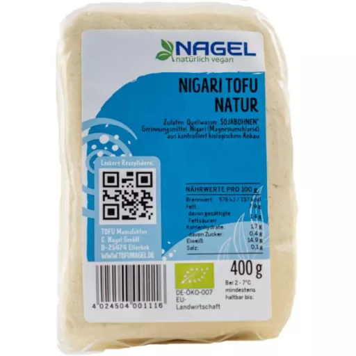 Økologisk Naturel Tofu - 400G - Tofumanufaktur Christian Nagel
