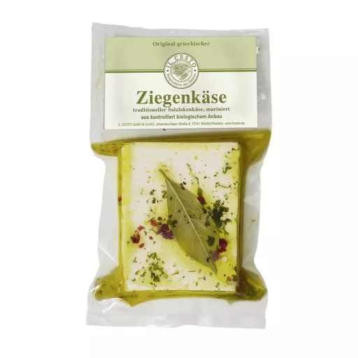 Økologisk Marineret Gedeost 43% - 175G - Il Cesto