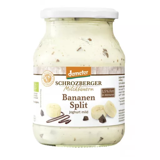 Biodynamisk Yoghurt Banana Split 3,5% - 500ML - Schrozberger