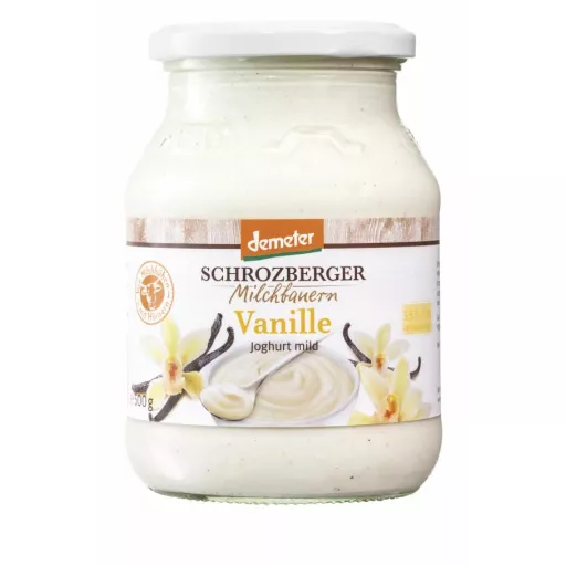 Biodynamisk Yoghurt Vanilje 3,5% - 500ML - Schrozberger
