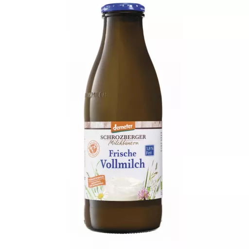 Biodynamisk Sødmælk 3,8% - 1L - Schrozberger